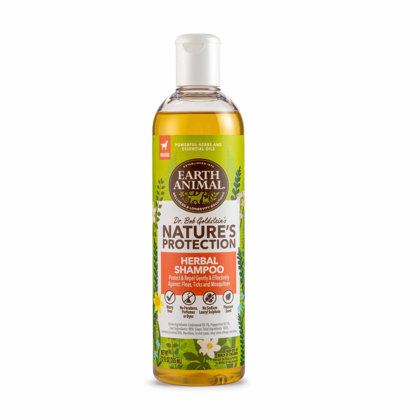 Earth Animal Nature's Protection? Flea & Tick Herbal Shampoo for Dogs
